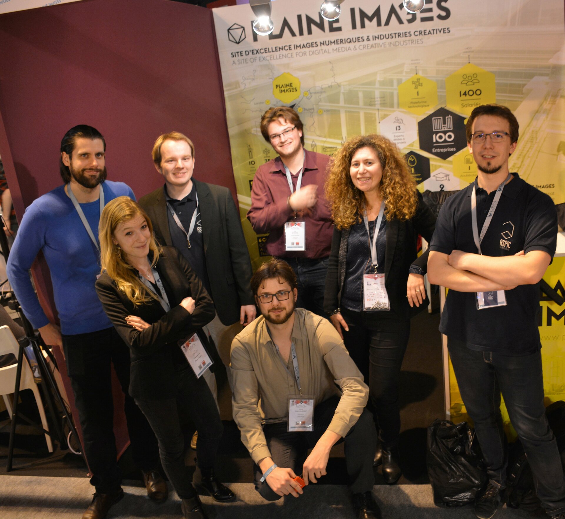 Equipe de la Plaine Images au Laval Virtual