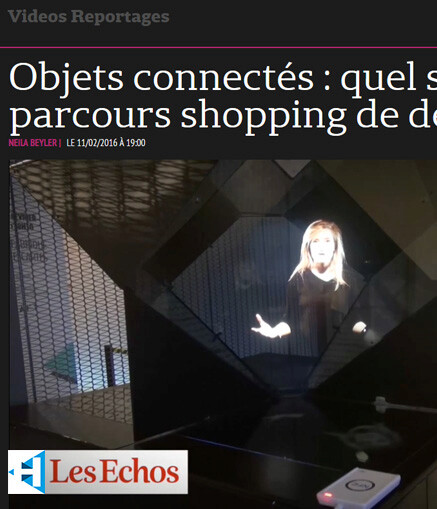 article new shopping experience Les Echos