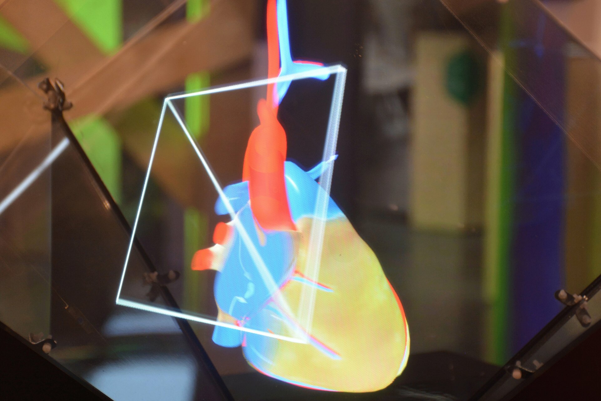 Représentation cœur dans Holusion Prisme